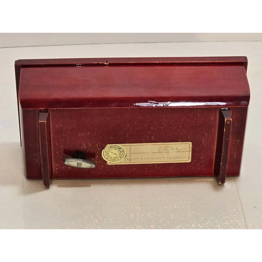 🌼 Westland Invitation To The Dance Music Box Sankyo‎ Japan 🌼